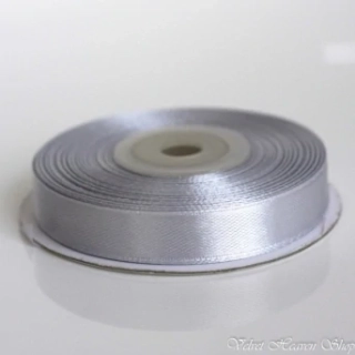 Saténová stuha strieborná 6mm 25m