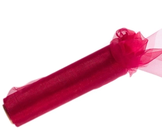 Organza bordová 16cm