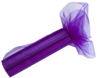 Organza fialová 16cm
