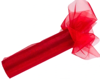 Organza červená 36cm