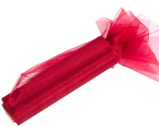 Organza červené víno 36cm