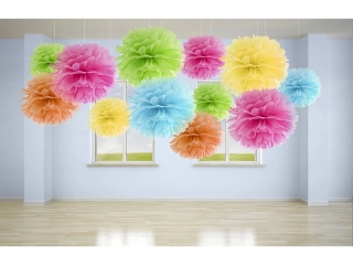 Pom pom modrý 25cm
